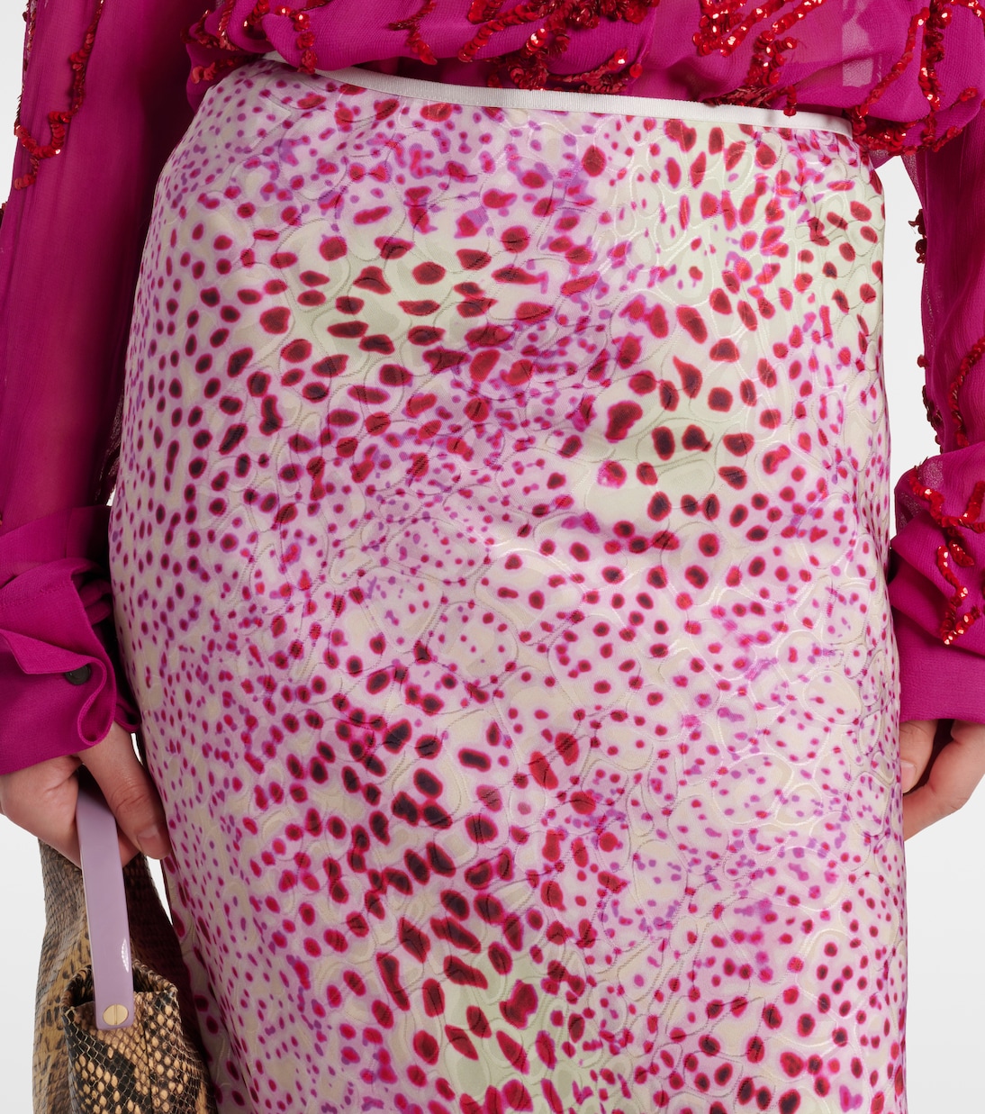 Gonna midi con stampa | Dries Van Noten