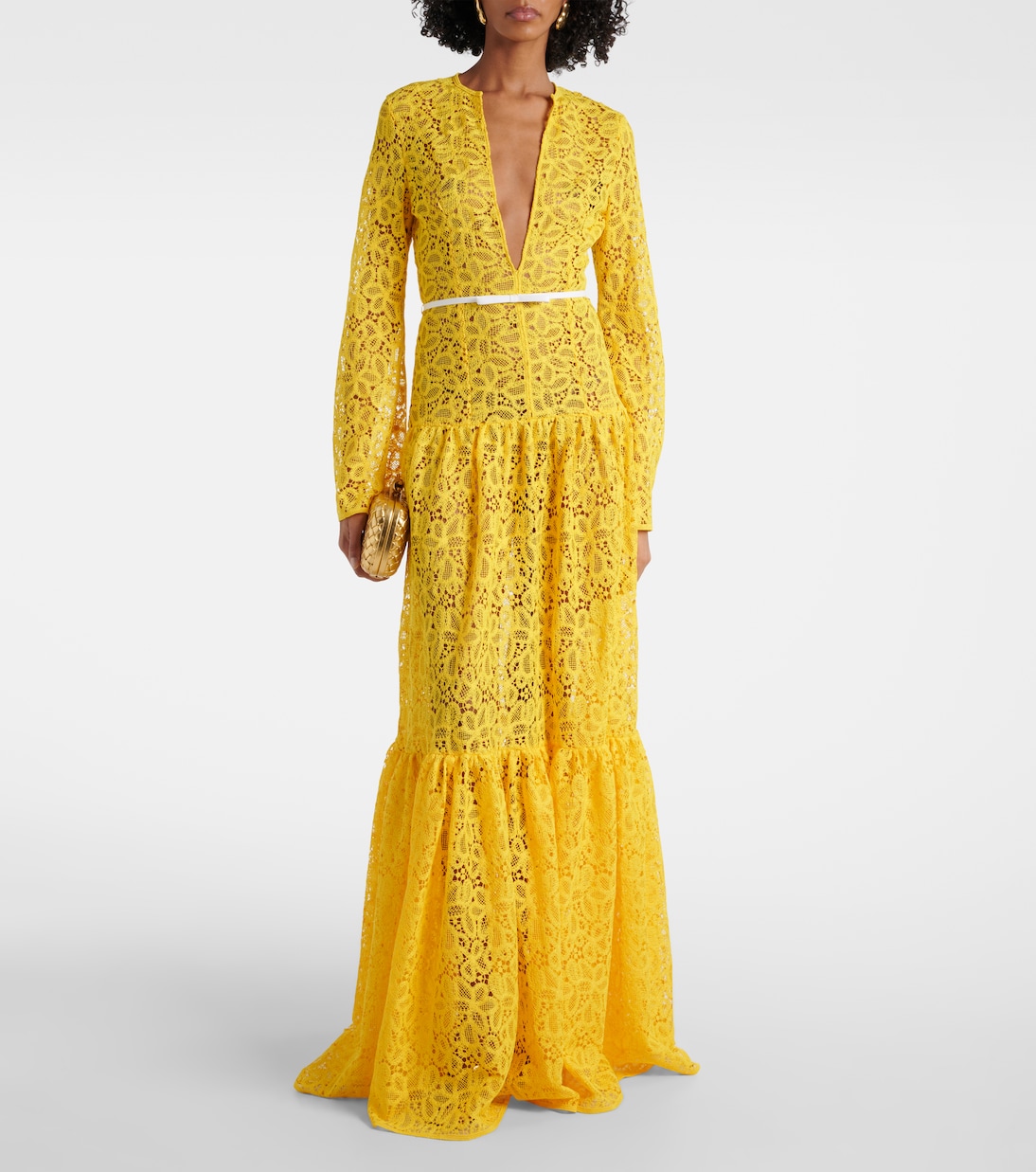 Robe longue en dentelle | Giambattista Valli