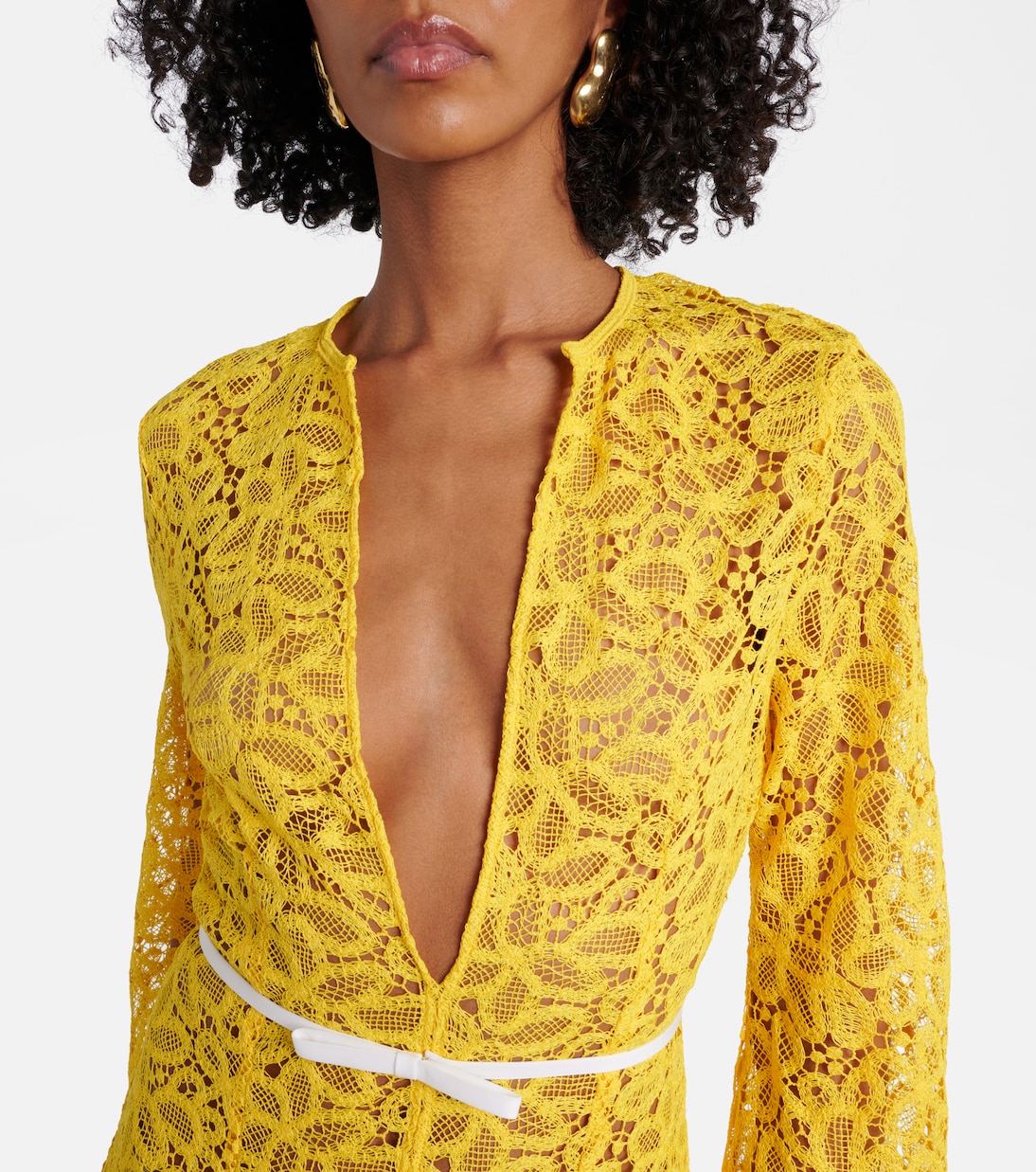 Robe longue en dentelle | Giambattista Valli