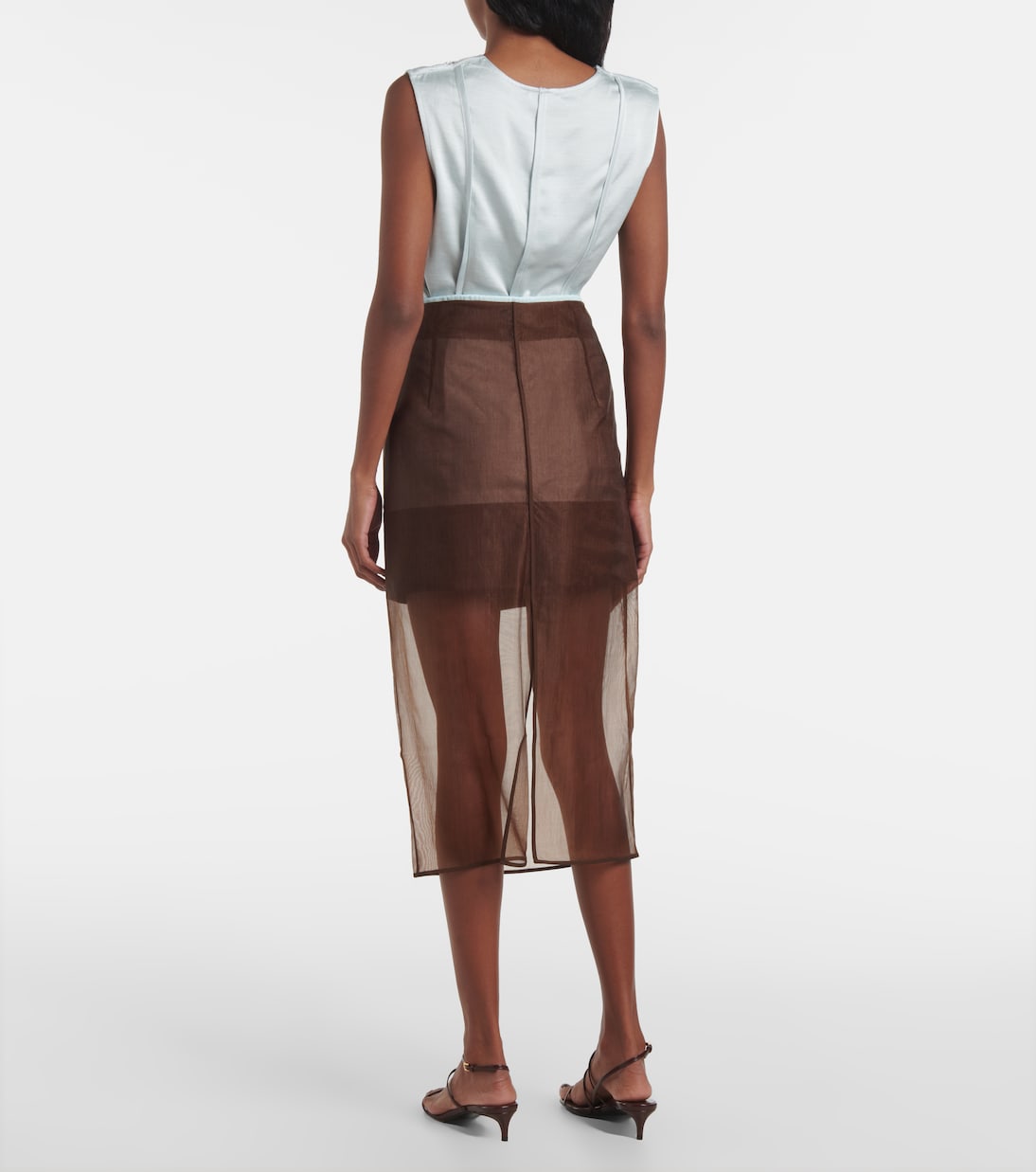Gonna midi in chiffon | Jacques Wei