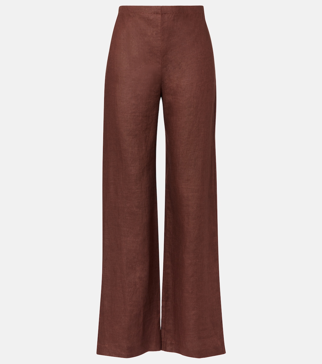Pantaloni regular Ilride in lino a vita alta | Faithfull