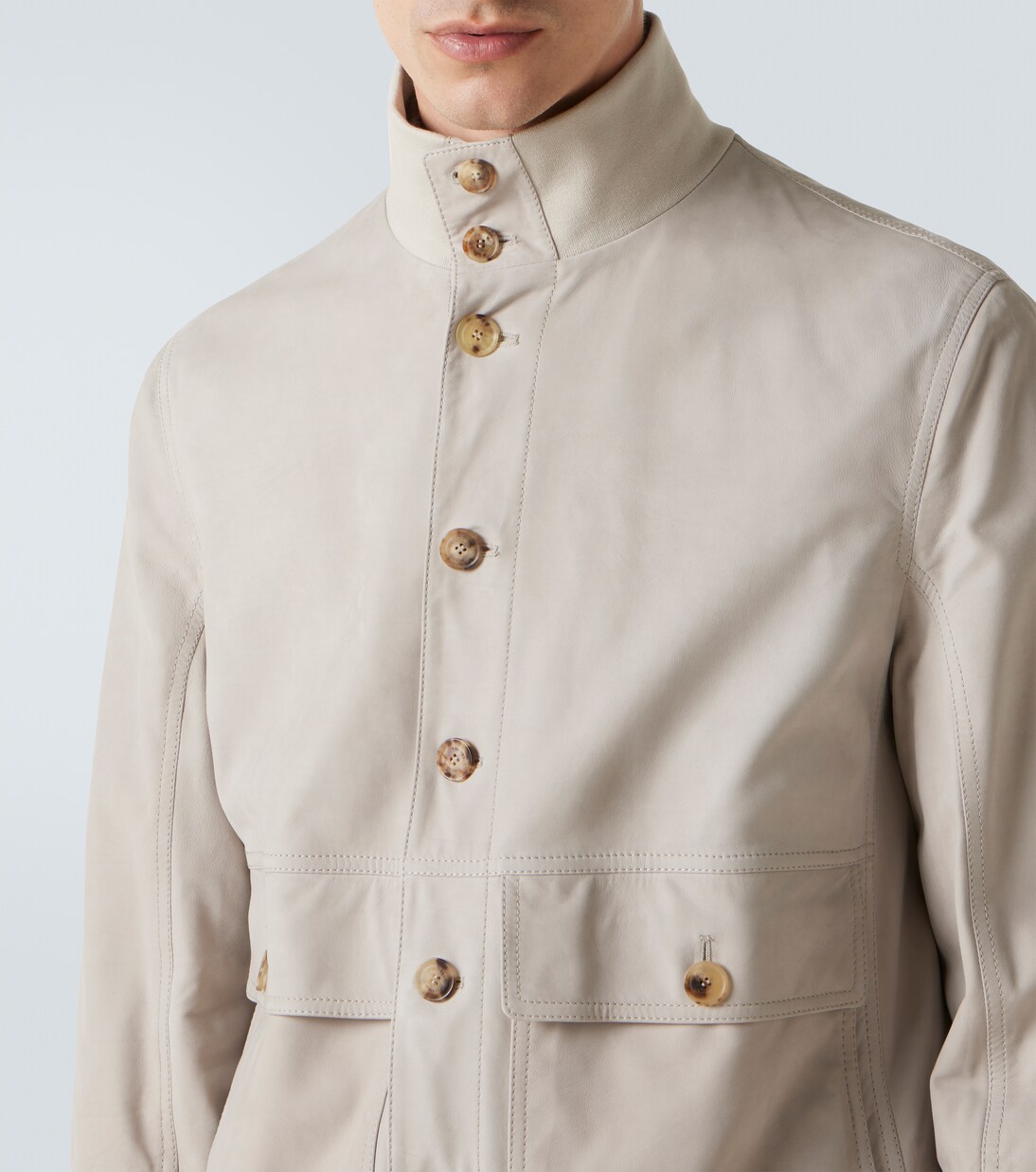 Blouson aus Leder | Brunello Cucinelli