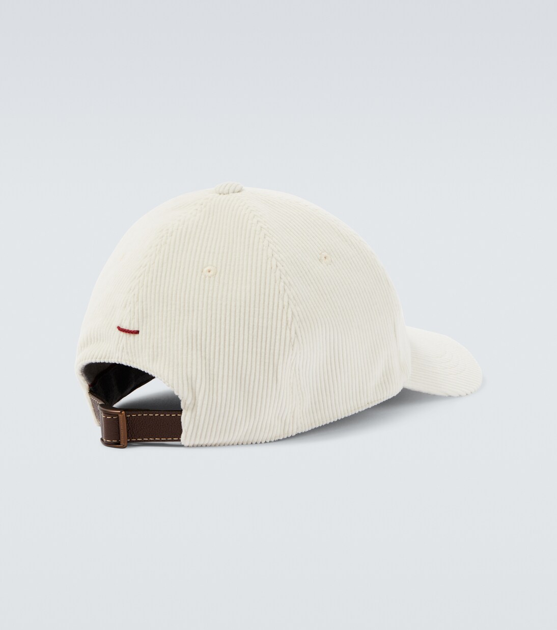Logo cotton and cashmere corduroy baseball cap | Brunello Cucinelli