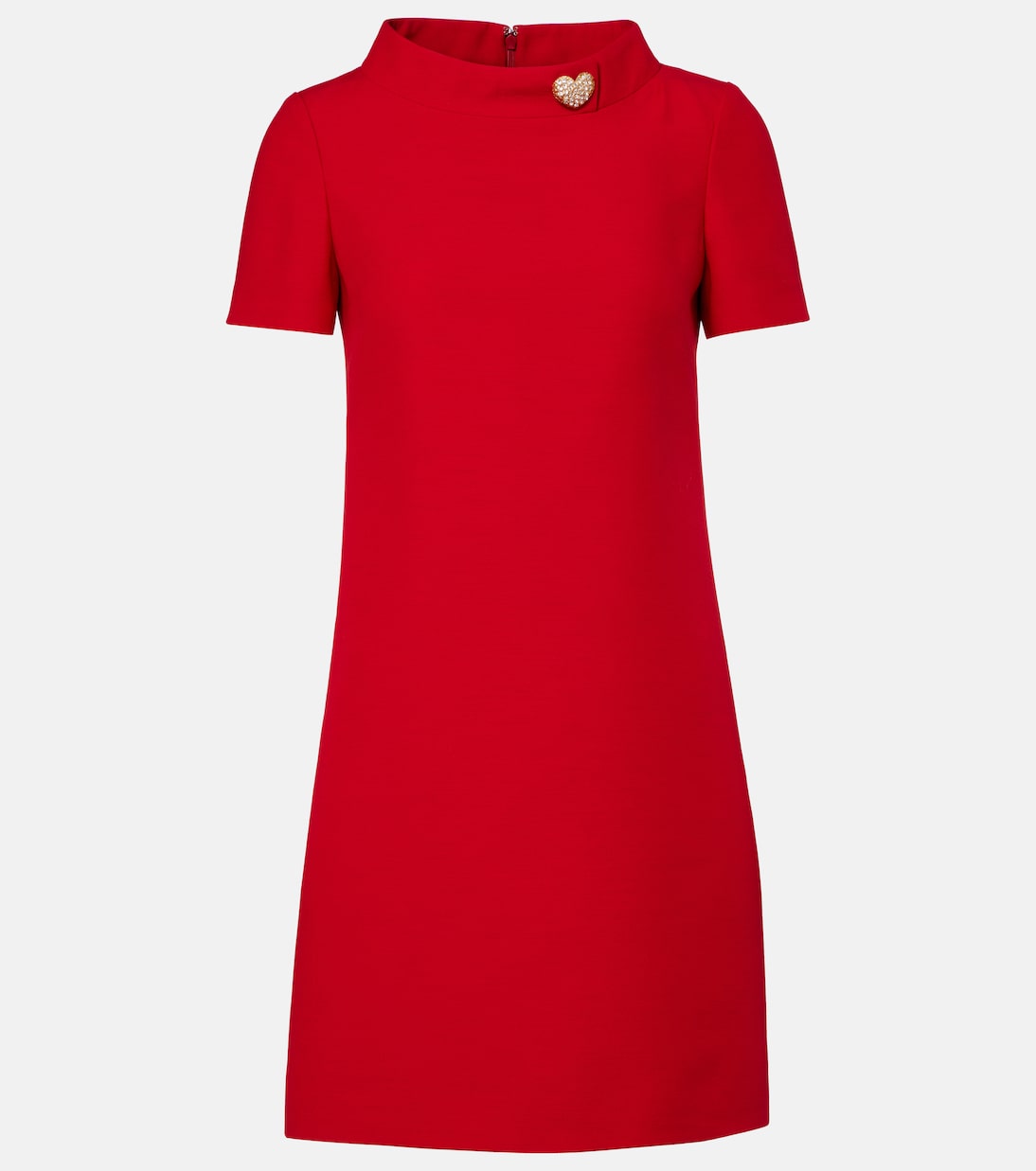 Embellished wool and silk minidress | Valentino