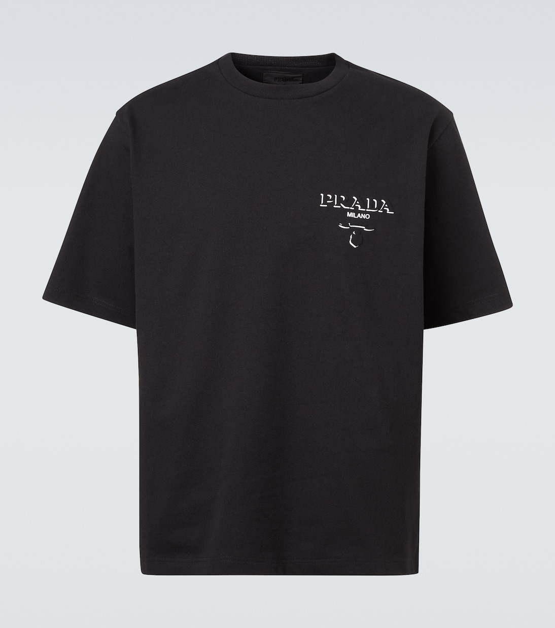 T-shirt en coton à logo | Prada