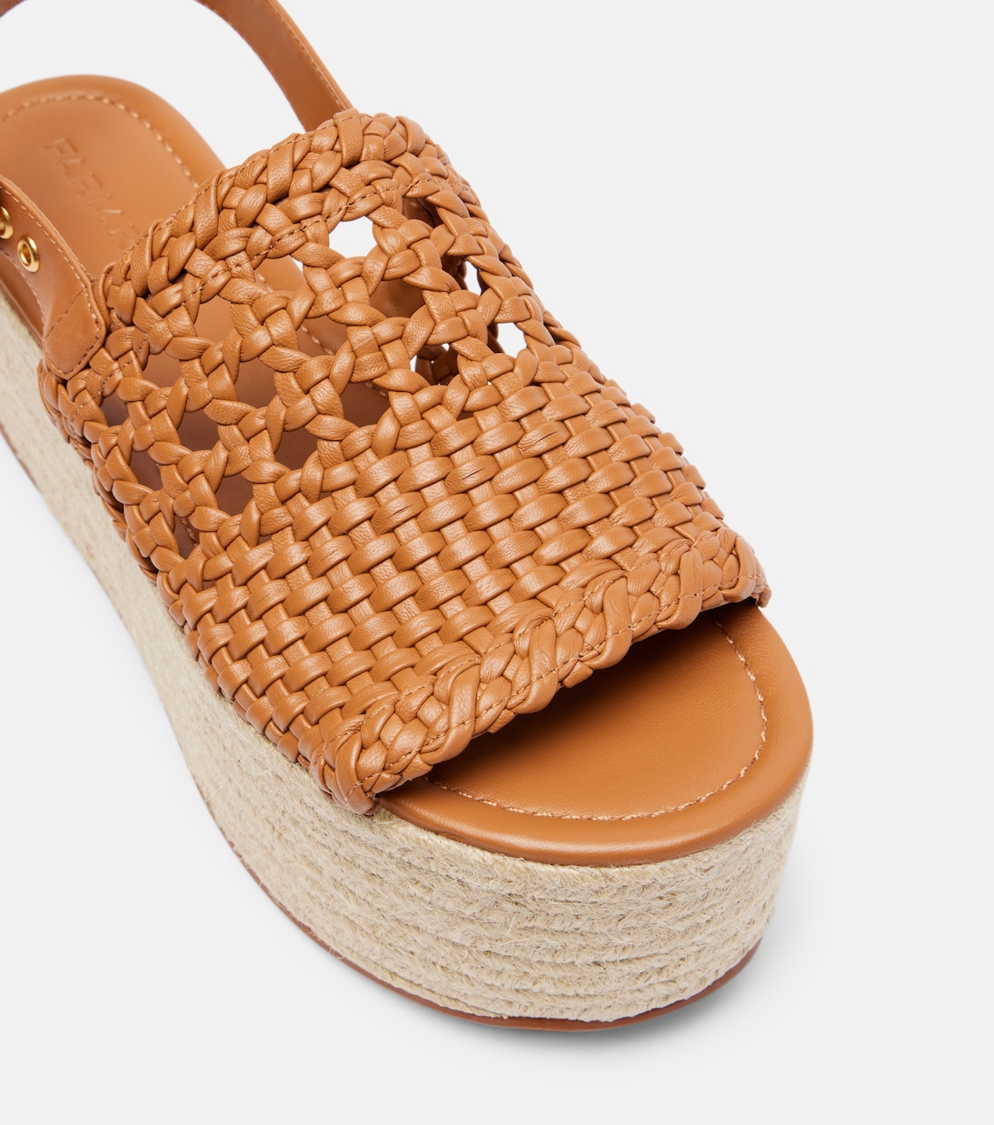 Woven leather espadrille sandals | Farm Rio