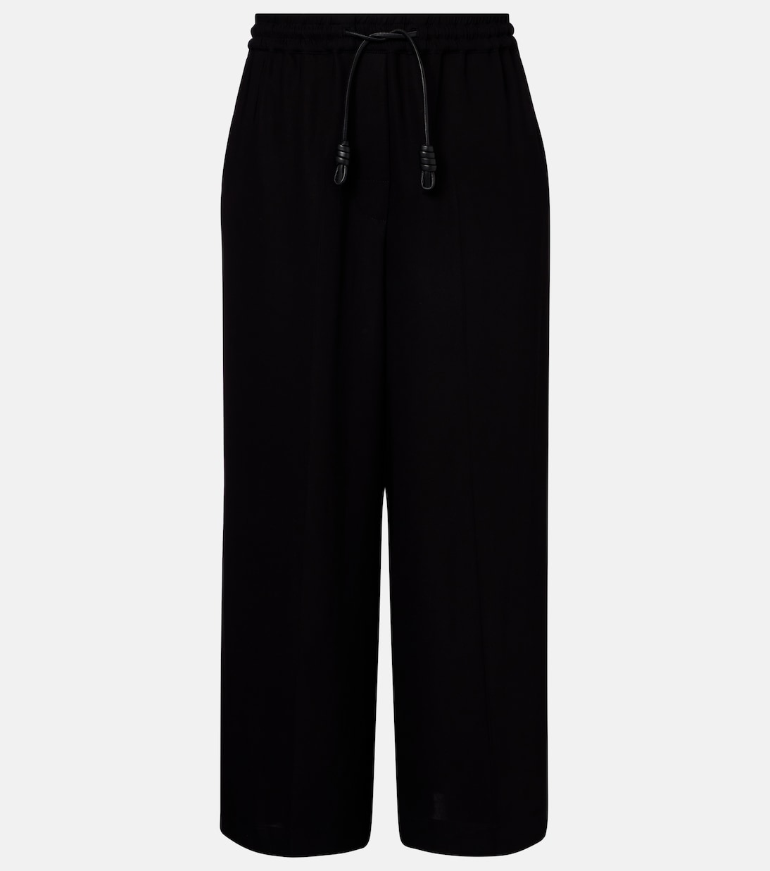 Pantalon ample raccourci en cady | Loewe