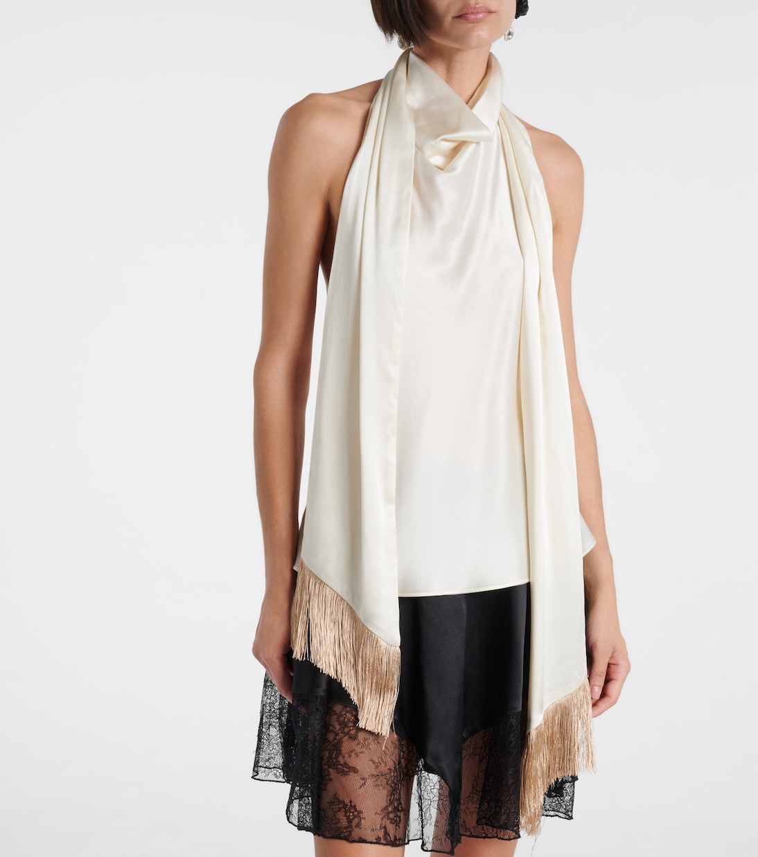 Scarf-detail top | Nina Ricci