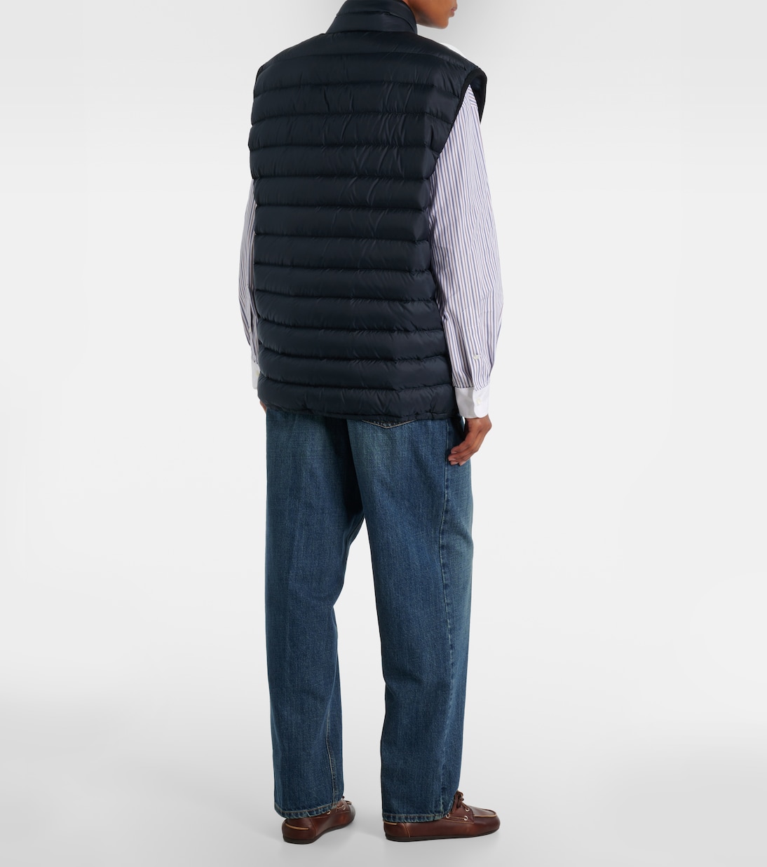 Paneled down vest | Miu Miu