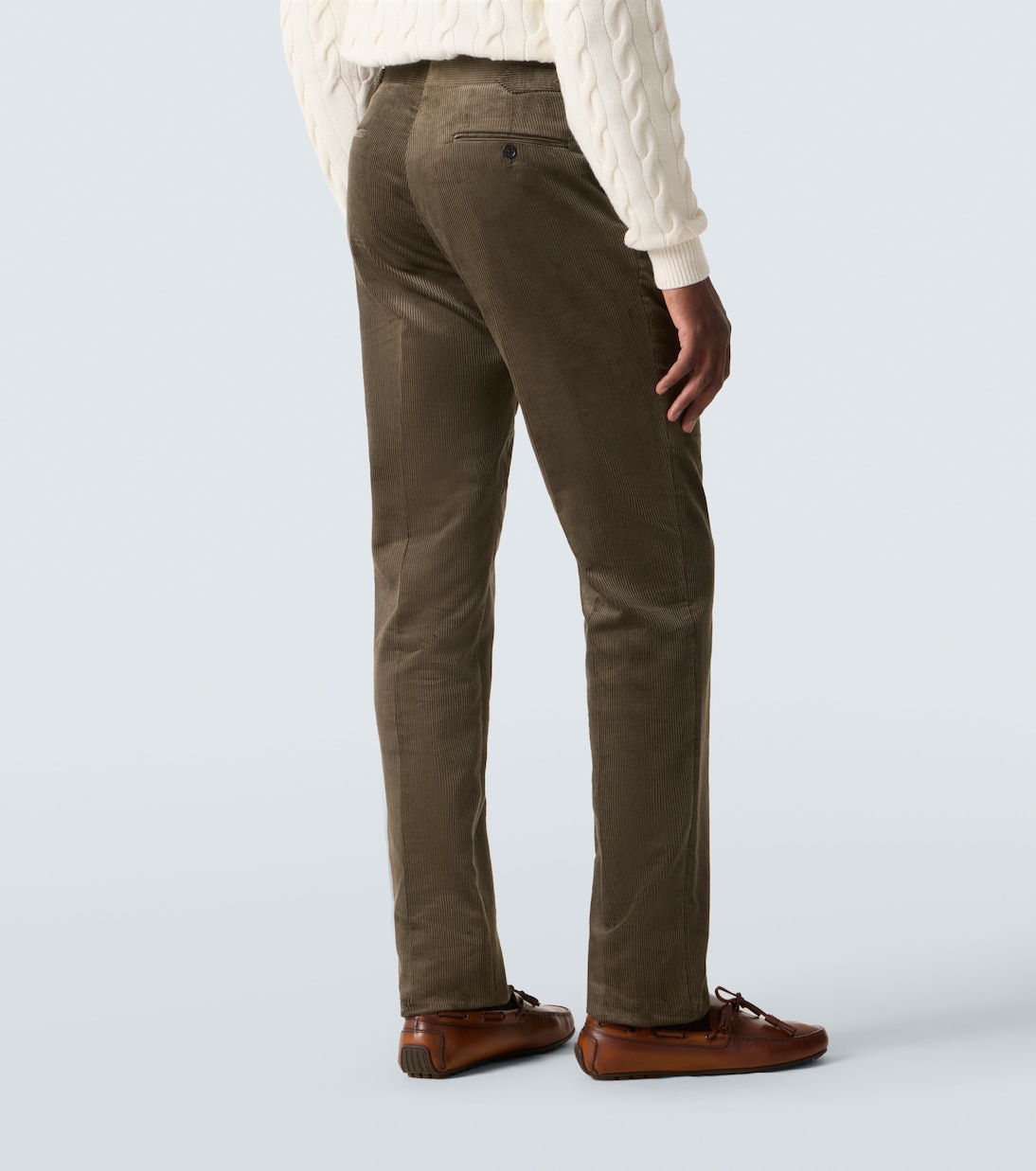 Cotton corduroy slim pants | Ralph Lauren Purple Label