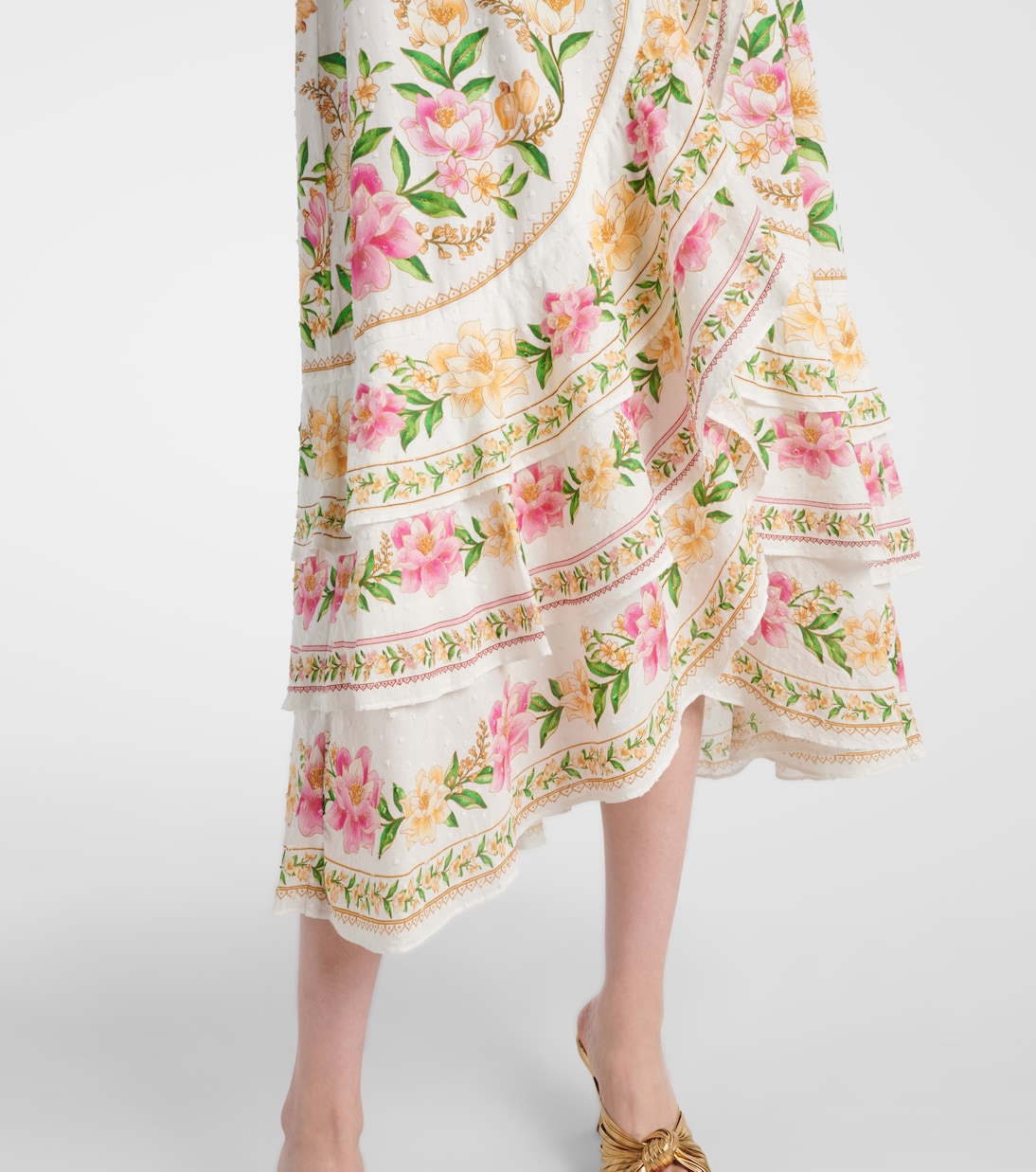 Robe portefeuille en coton à fleurs | Farm Rio