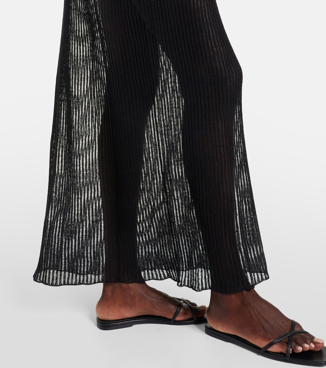 Abito lungo Sienna in lino  | The Frankie Shop