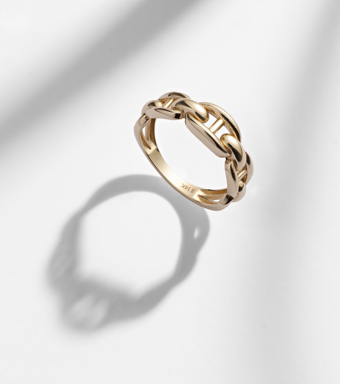 Bague Puffed Maritime en or 14 ct | Stone and Strand