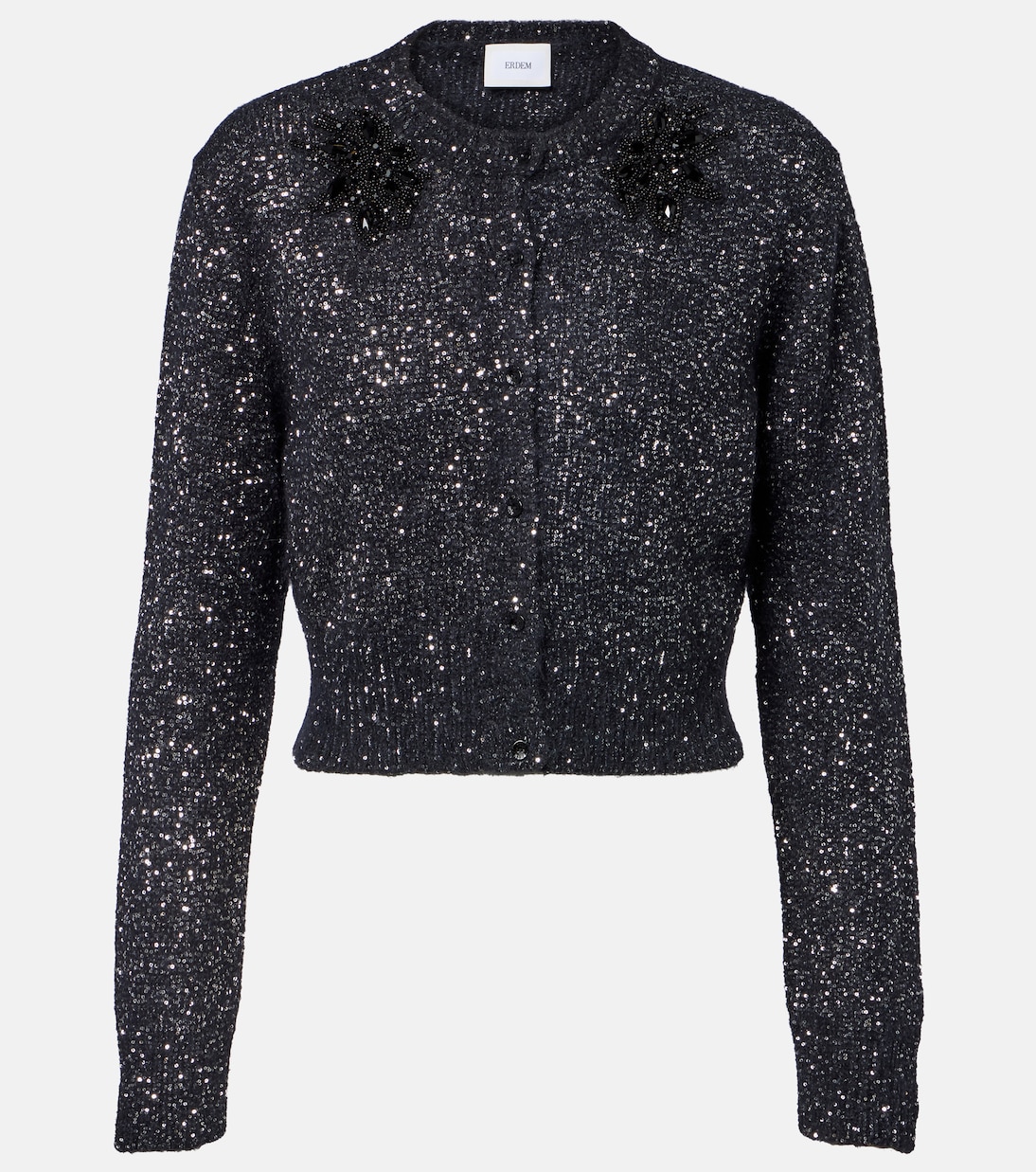 Cárdigan en mezcla de alpaca adornado | Erdem