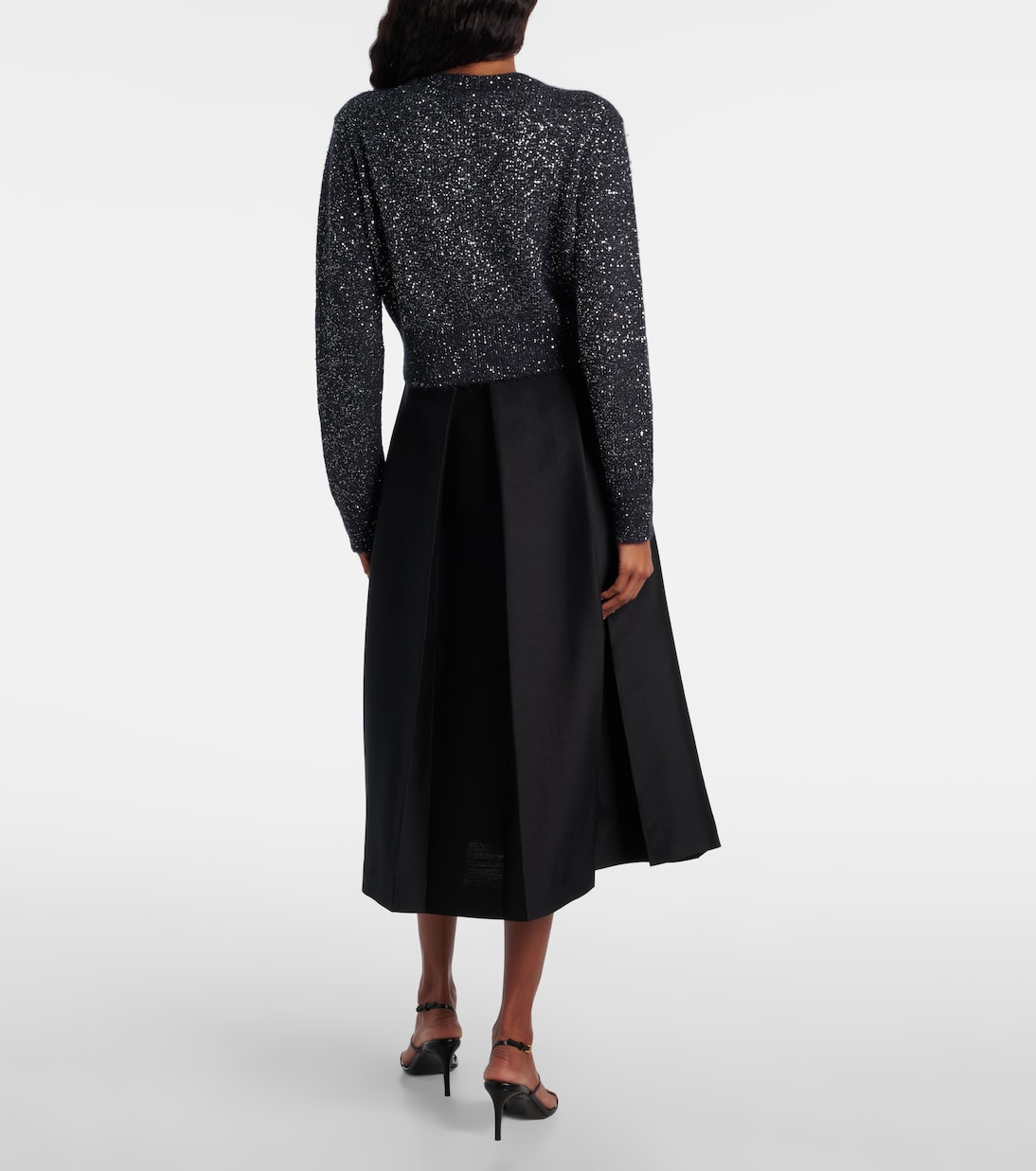 Cárdigan en mezcla de alpaca adornado | Erdem