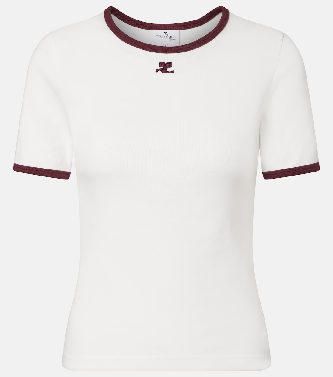 Signature logo cotton T-shirt | Courrèges