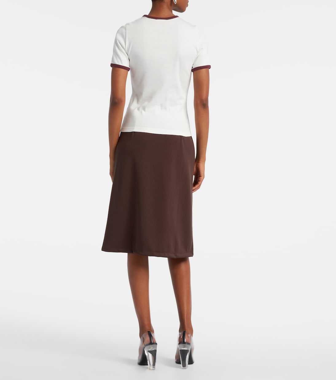 Signature logo cotton T-shirt | Courrèges