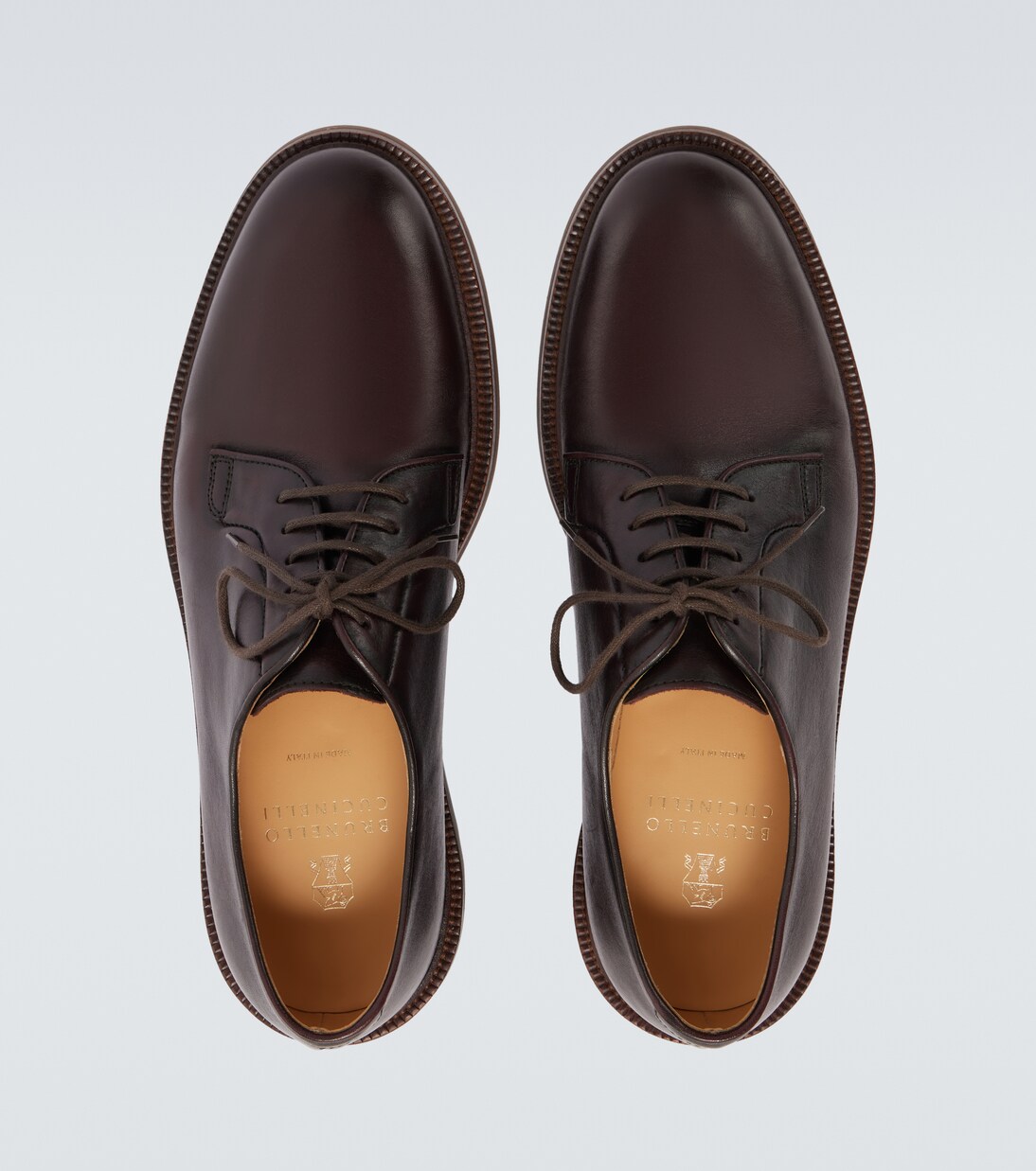 Zapatos derby de piel | Brunello Cucinelli