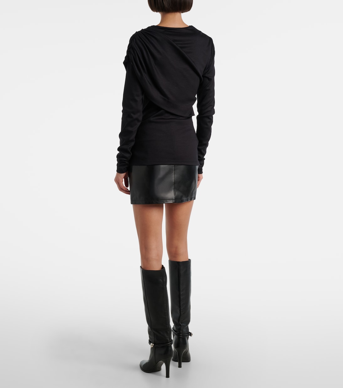 Asna draped virgin wool top | Isabel Marant
