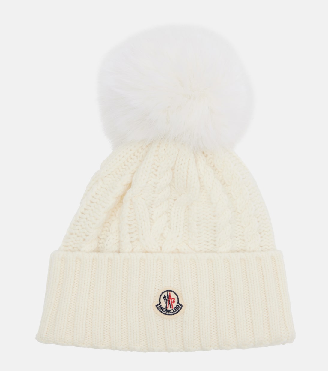 Gorro trenzado de lana y cachemir | Moncler