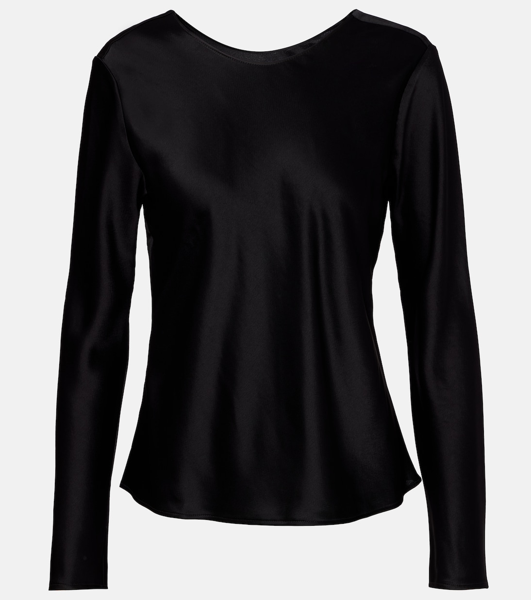 Barb draped satin top | Leset
