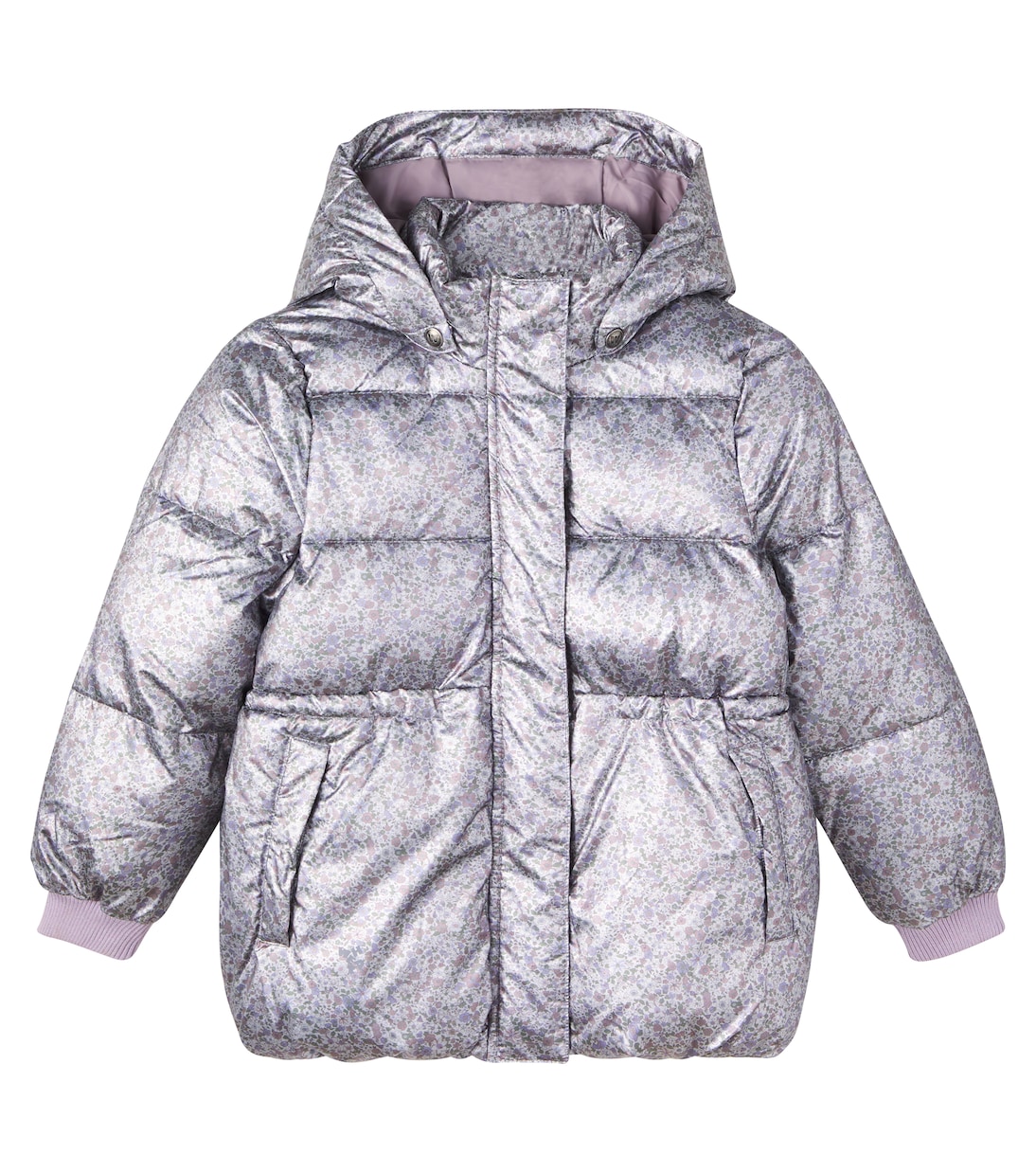 Eli floral puffer jacket | Wheat