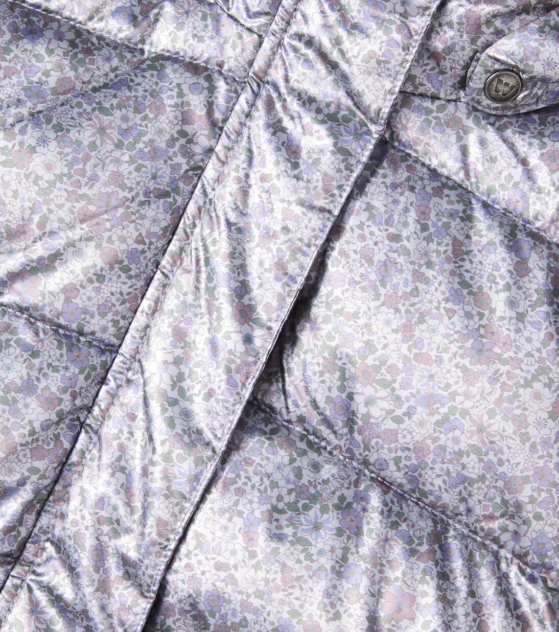 Eli floral puffer jacket | Wheat