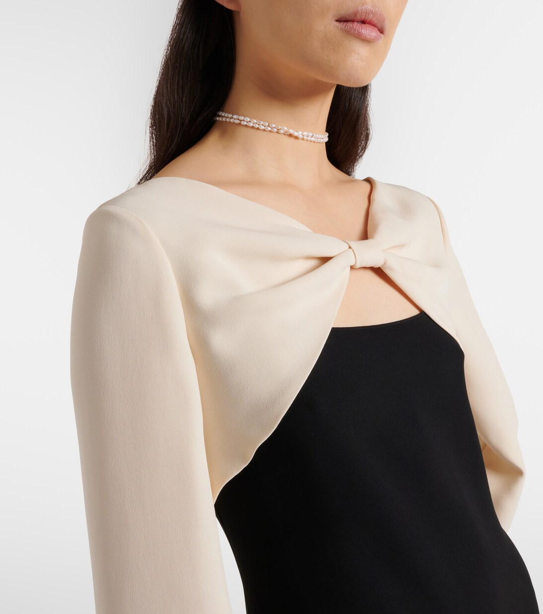 Vestido de fiesta de seda | Valentino