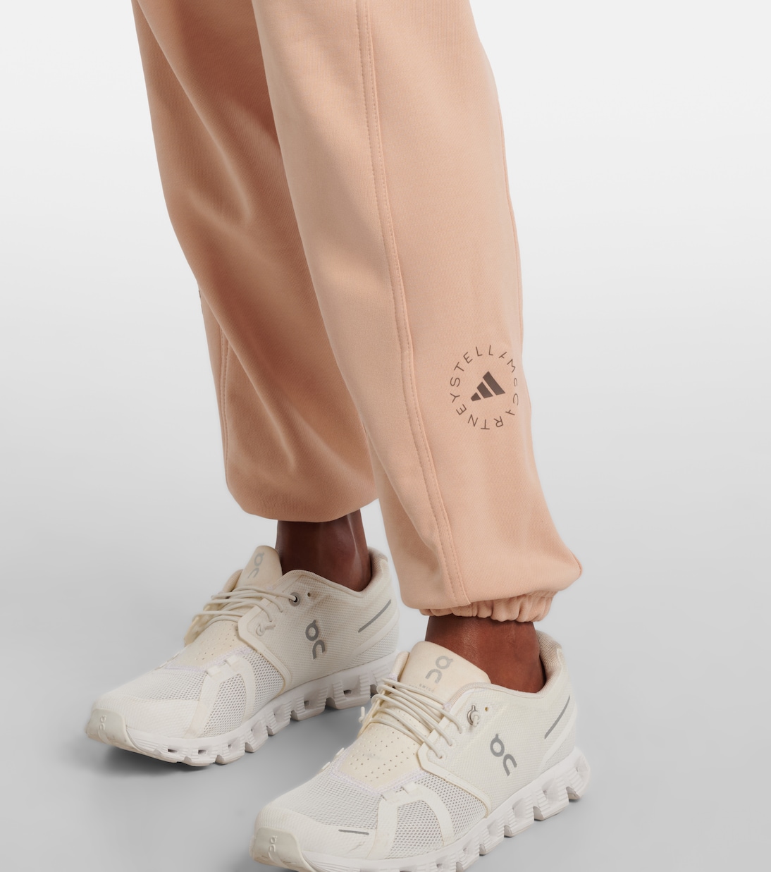 Pantalones de chándal de jersey de algodón | Adidas by Stella McCartney