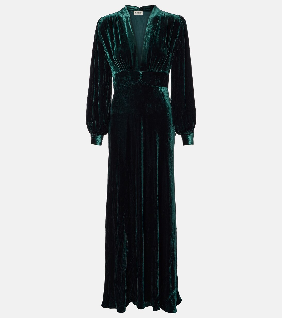 Vestido de fiesta Emory de terciopelo | Rixo