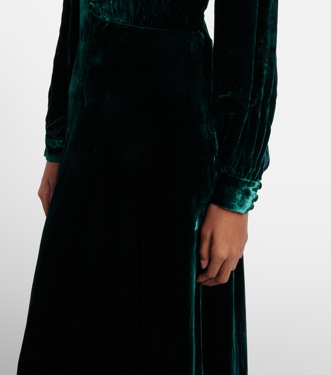 Vestido de fiesta Emory de terciopelo | Rixo