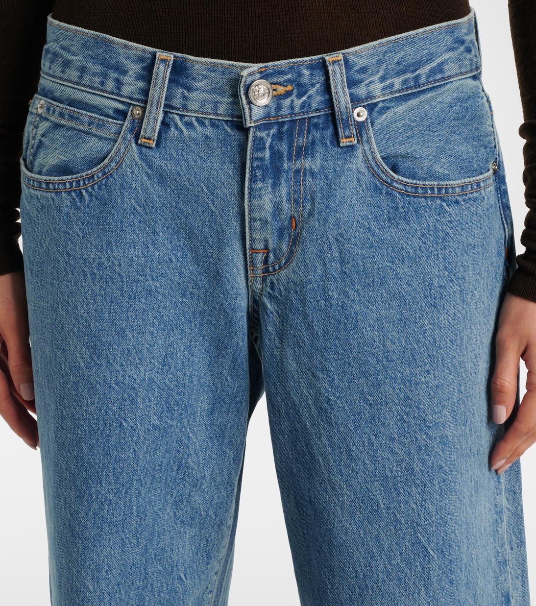 Lexi low-rise wide-leg jeans | Slvrlake