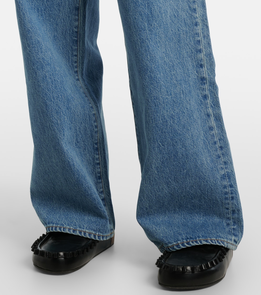 Lexi low-rise wide-leg jeans | Slvrlake