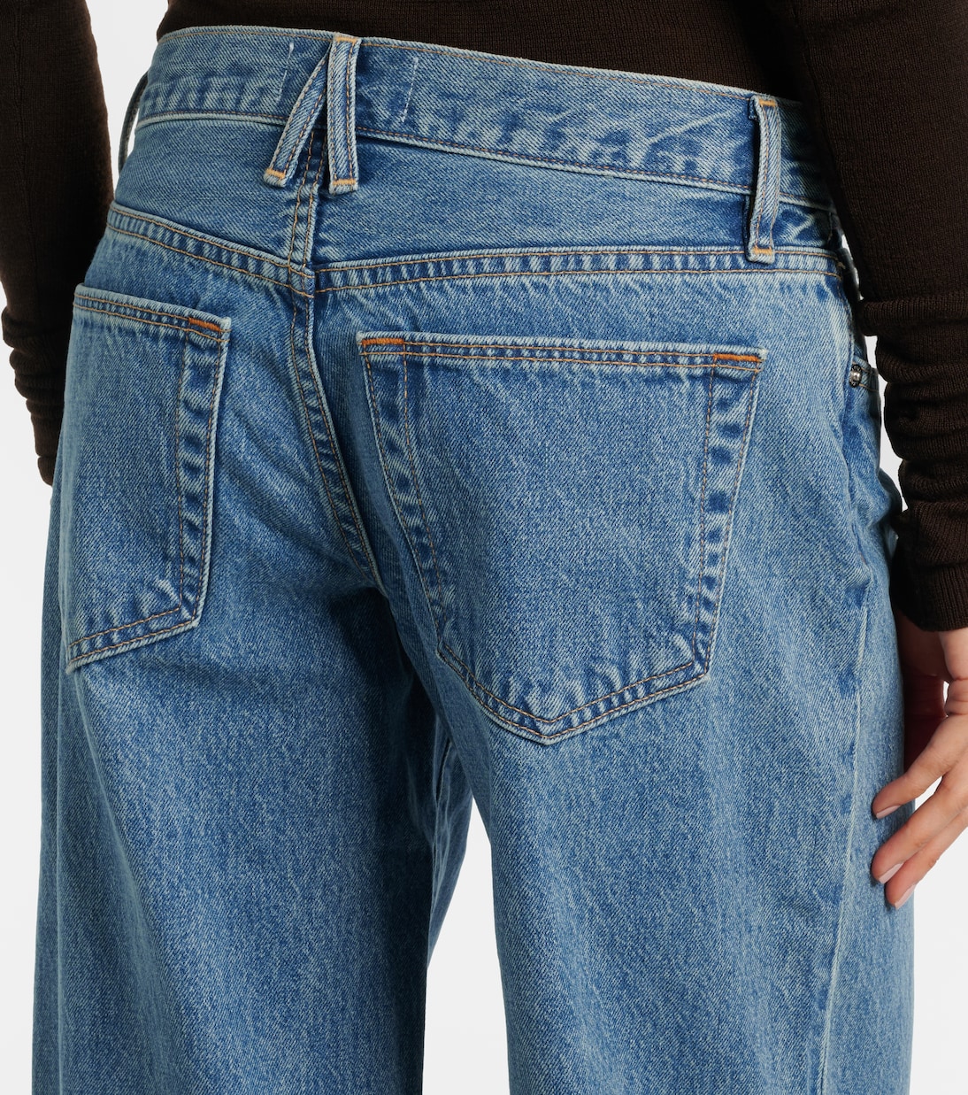 Lexi low-rise wide-leg jeans | Slvrlake