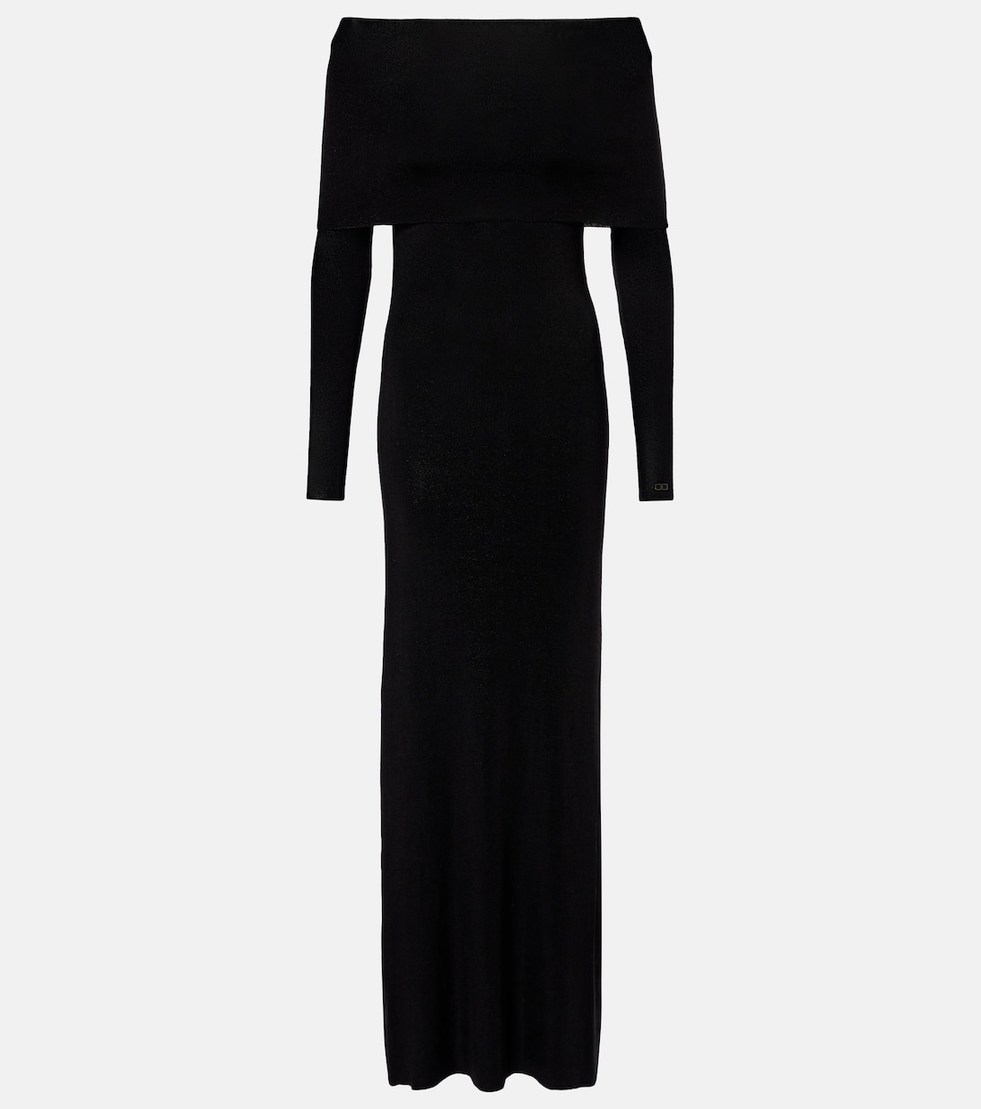 Off-shoulder maxi dress | Balenciaga