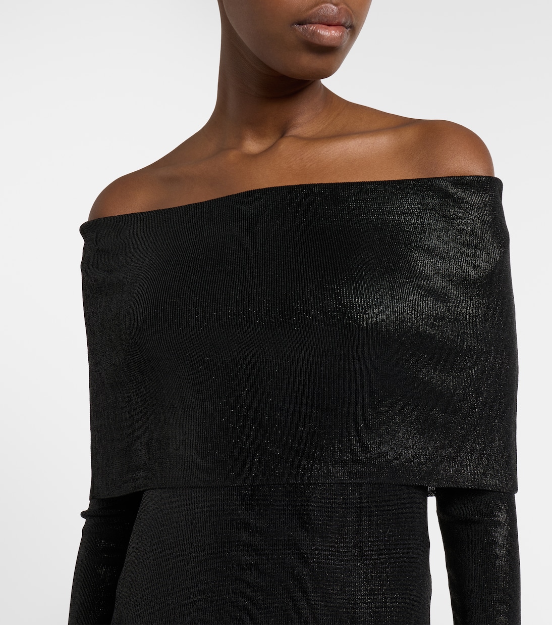 Off-shoulder maxi dress | Balenciaga