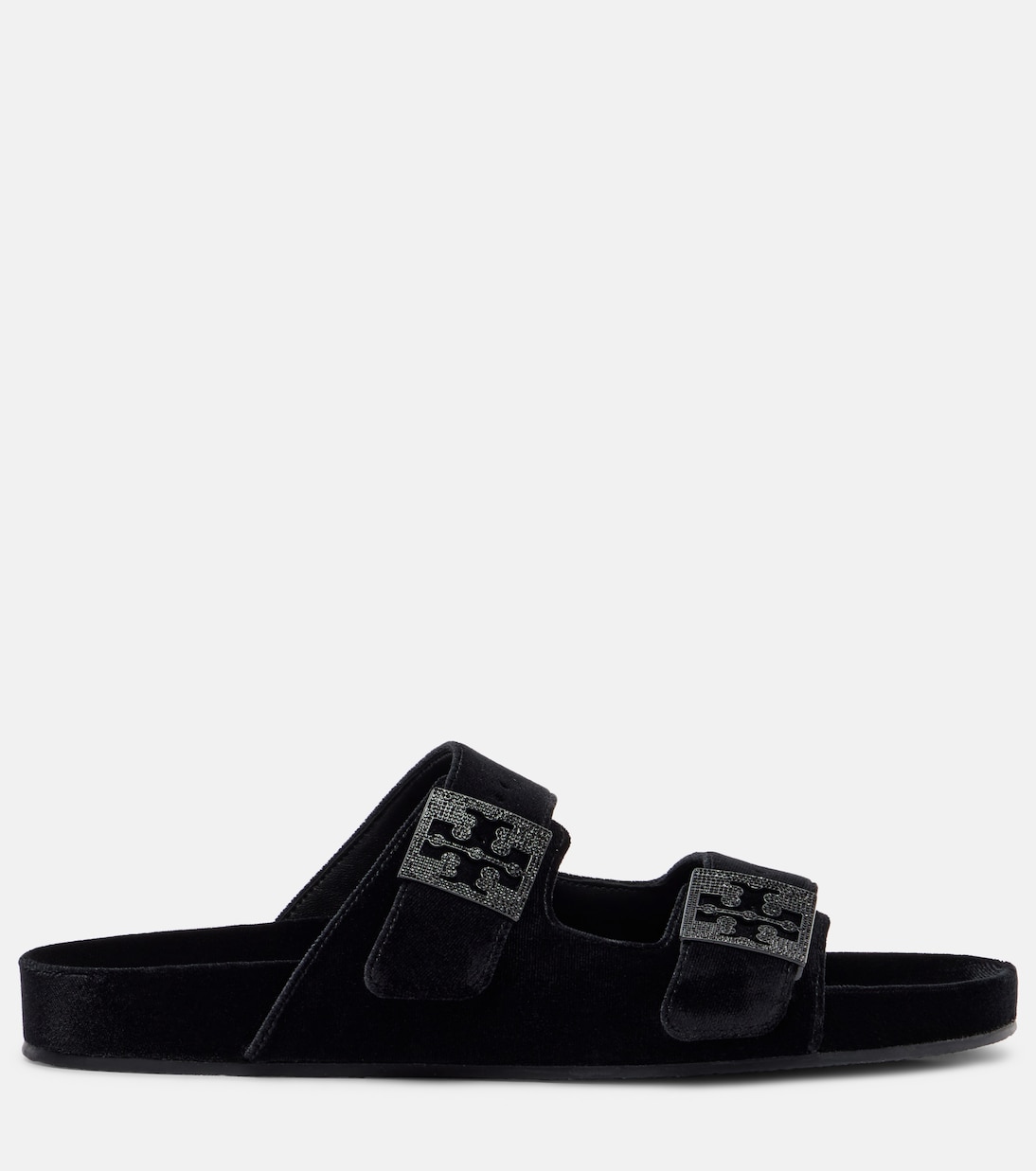 Mellow embellished velvet slides | Tory Burch