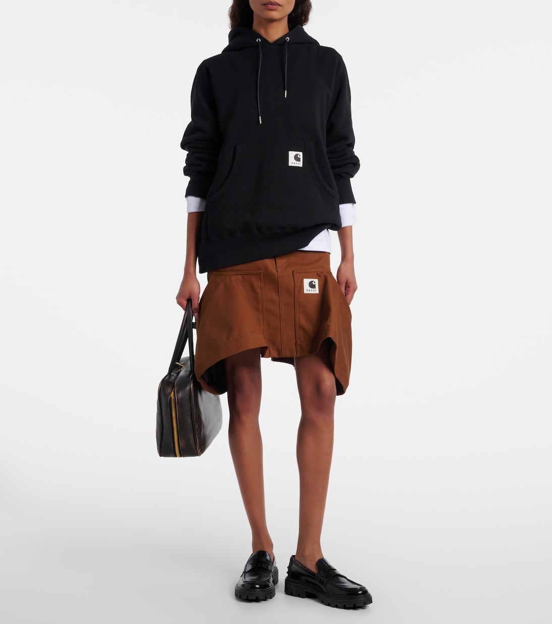 X Carhatt Hoodie aus Baumwoll-Jersey | Sacai