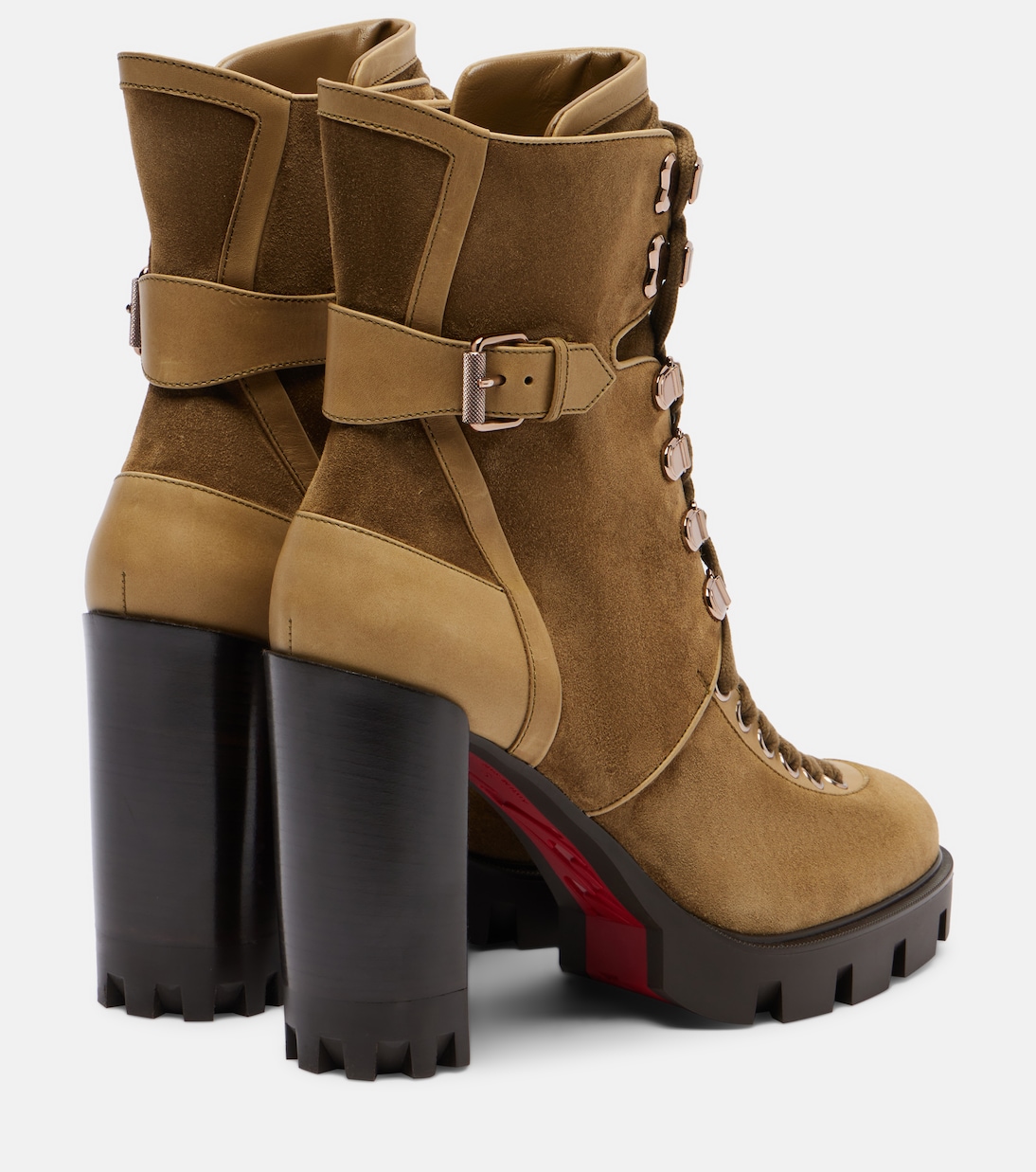 New Macademia 100 suede ankle boots | Christian Louboutin