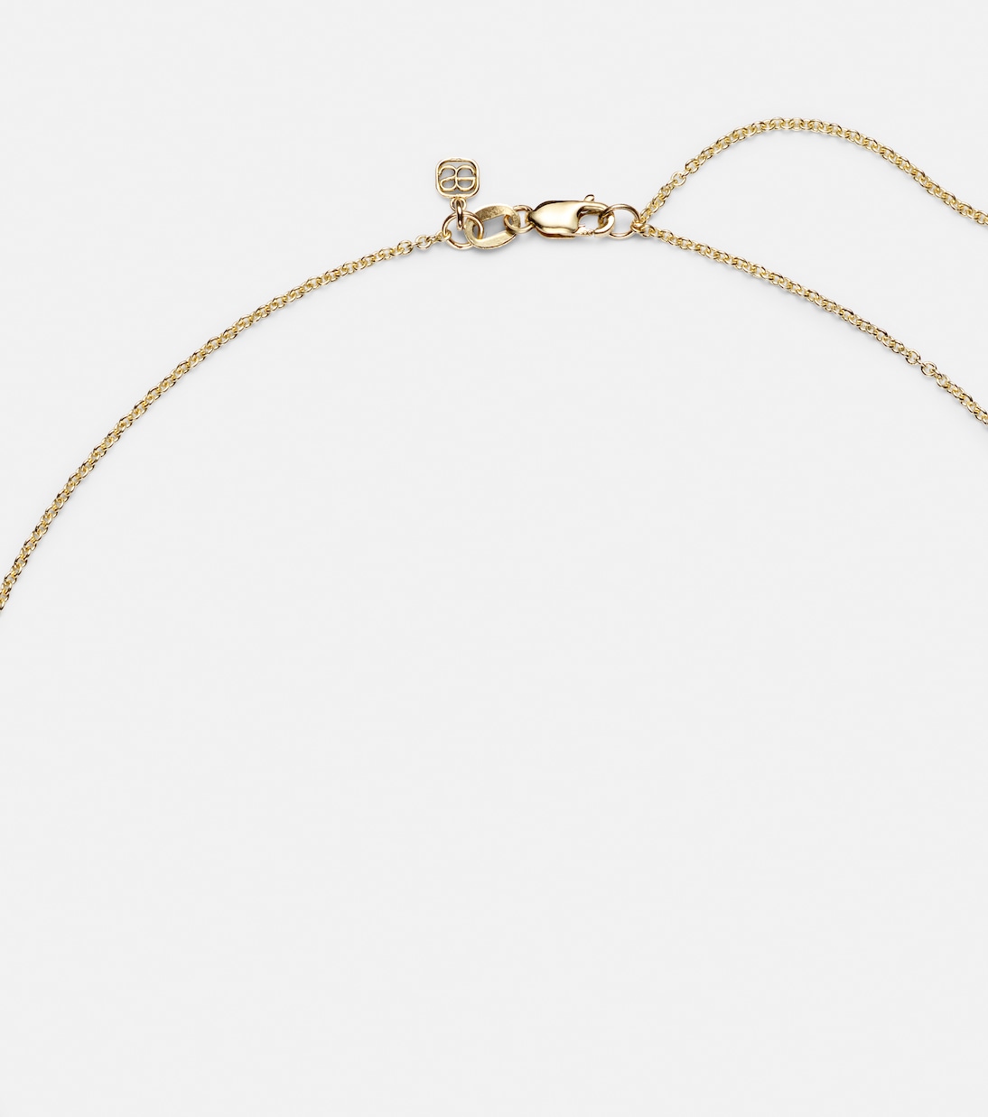 Collar con colgante The Lovers Tarot Card de oro de 14 ct con rubíes y diamantes | Sydney Evan