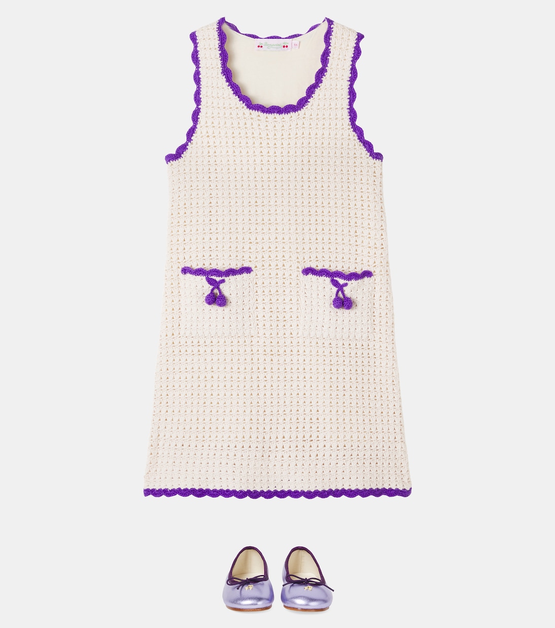 Lali crochet cotton dress | Bonpoint