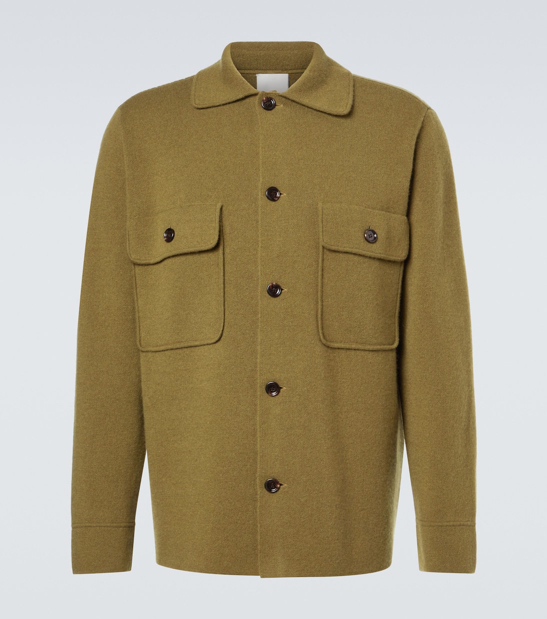 Hemdjacke aus Wolle und Kaschmir | Allude