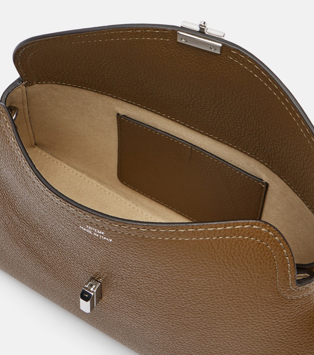 T-Lock leather clutch | Toteme