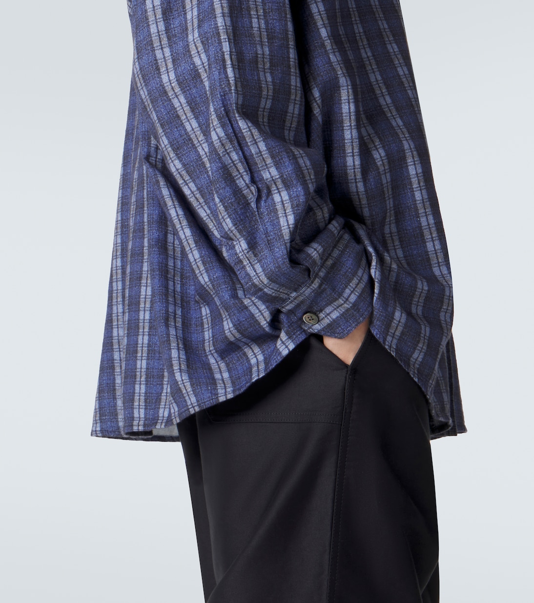 Borrowed checked cotton shirt | Our Legacy