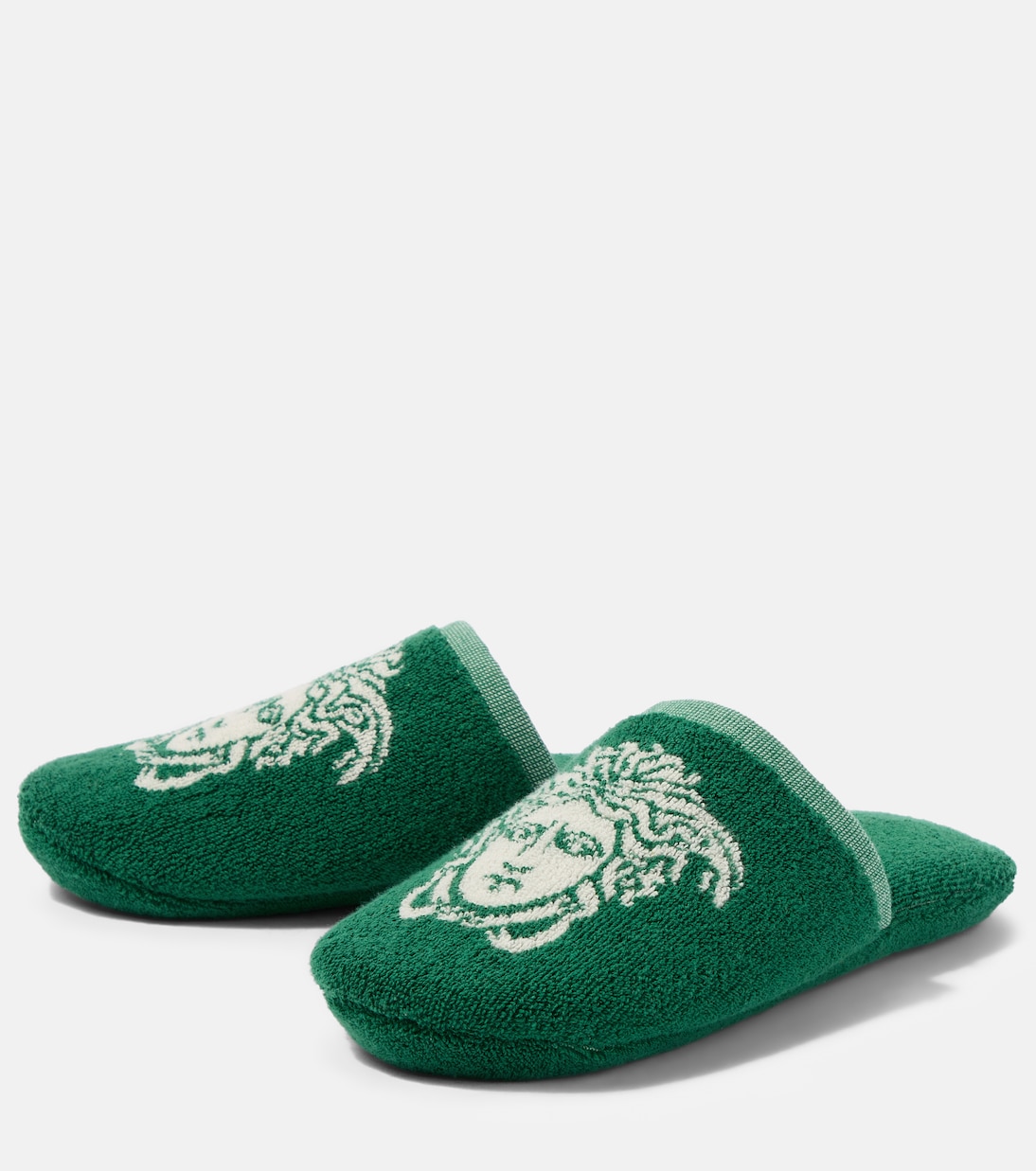 Medusa cotton terry slippers | Versace Home