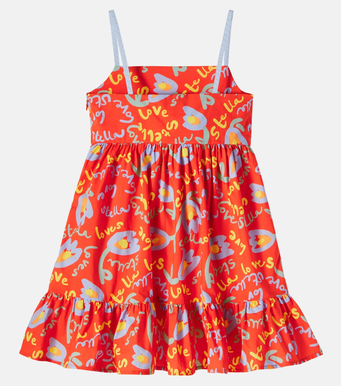 Bedrucktes Kleid aus Baumwolle | Stella McCartney Kids
