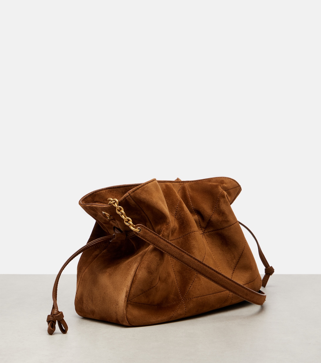 Bucket Bag Jamie Small aus Veloursleder | Saint Laurent