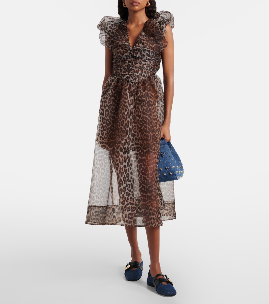 Logo ballet flats | Ganni