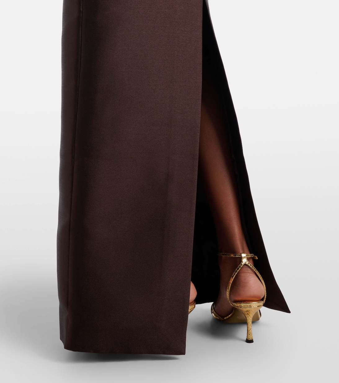 Lucille satin gown | Solace London