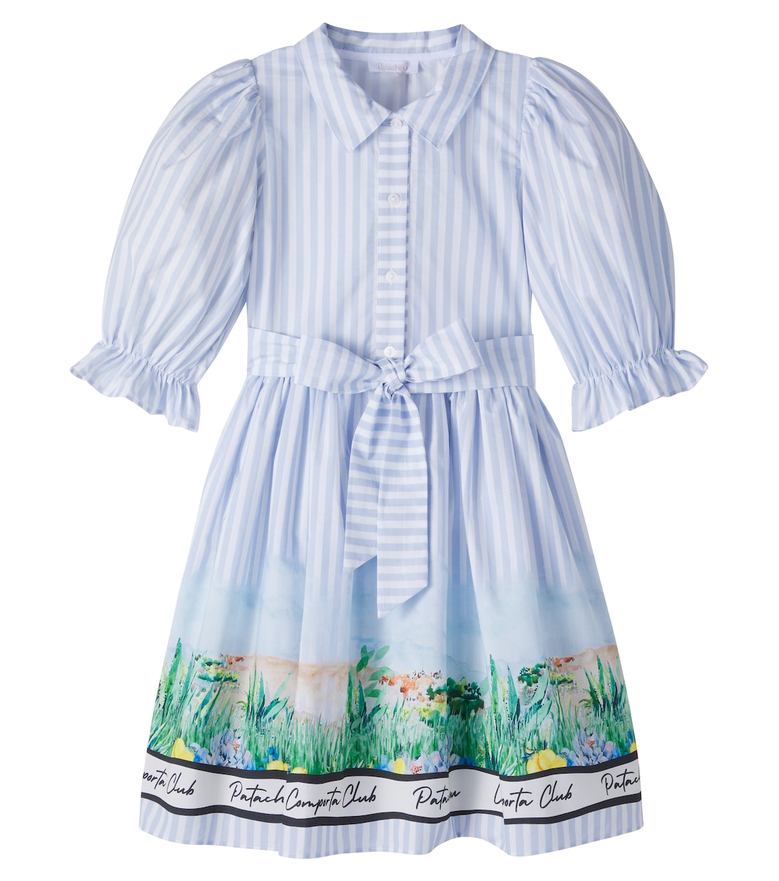 Striped cotton shirt dress | Patachou